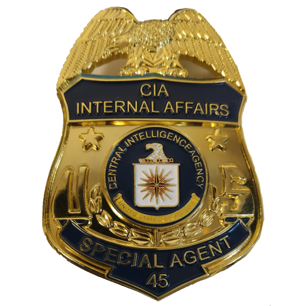 PLACA USA AGENTE ESPECIAL ASUNTOS INTERNOS CIA