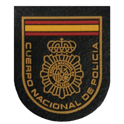 PARCHE DE PECHO POLICIA NACIONAL EN PVC