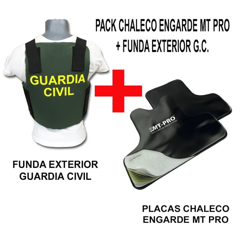 PACK CHALECO ENGARDE MT PRO + FUNDA EXTERIOR DE GUARDIA CIVIL DE REGALO
