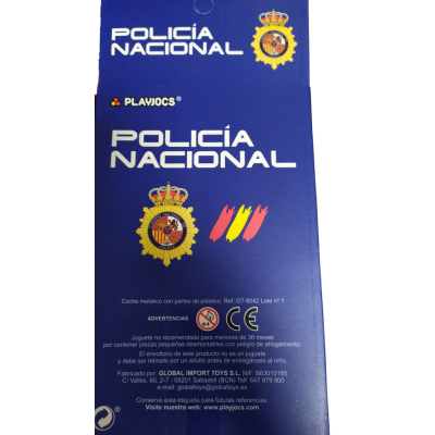 COMBO VEHÍCULOS METALICOS POLICIA NACIONAL