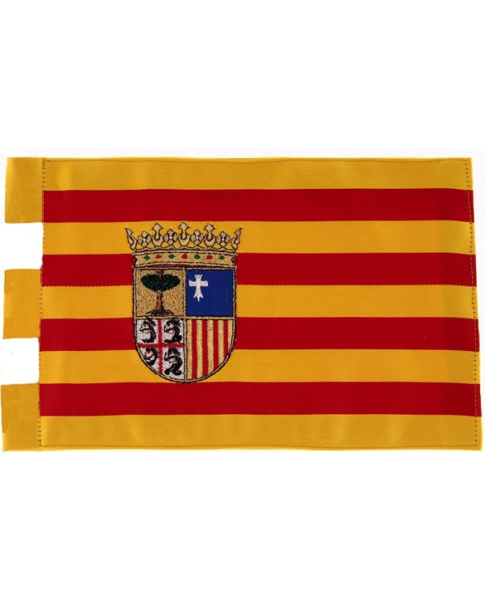 Parche Bordado De La Bandera De Aragón - 7,5 Cm, Para Planchar O Coser En Ropa, Mochilas O Gorras