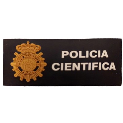 PARCHE IDENTIFICATIVO OFICIAL POLICIA CIENTIFICA POLICIA NACIONAL