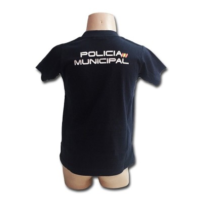 CAMISETA POLICIA MUNICIPAL DE MADRID. TALLAS NIÑOS